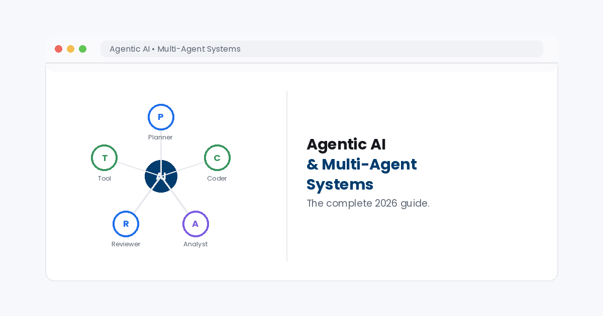agentic ai and multi-agent systems guide