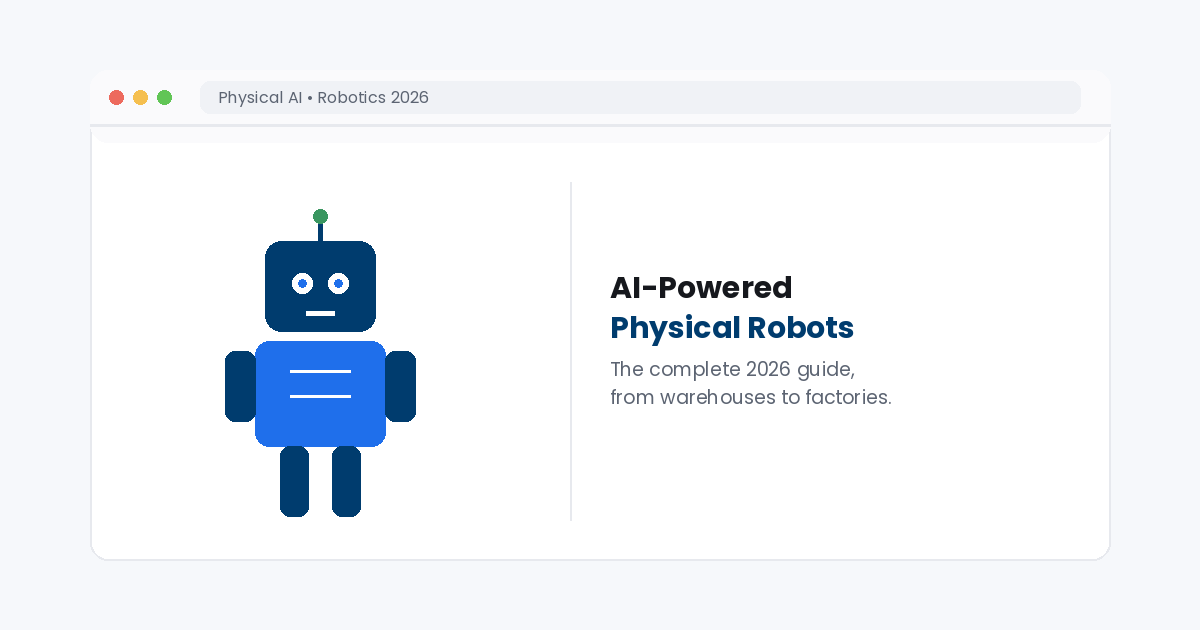 ai-powered physical robots guide 2026