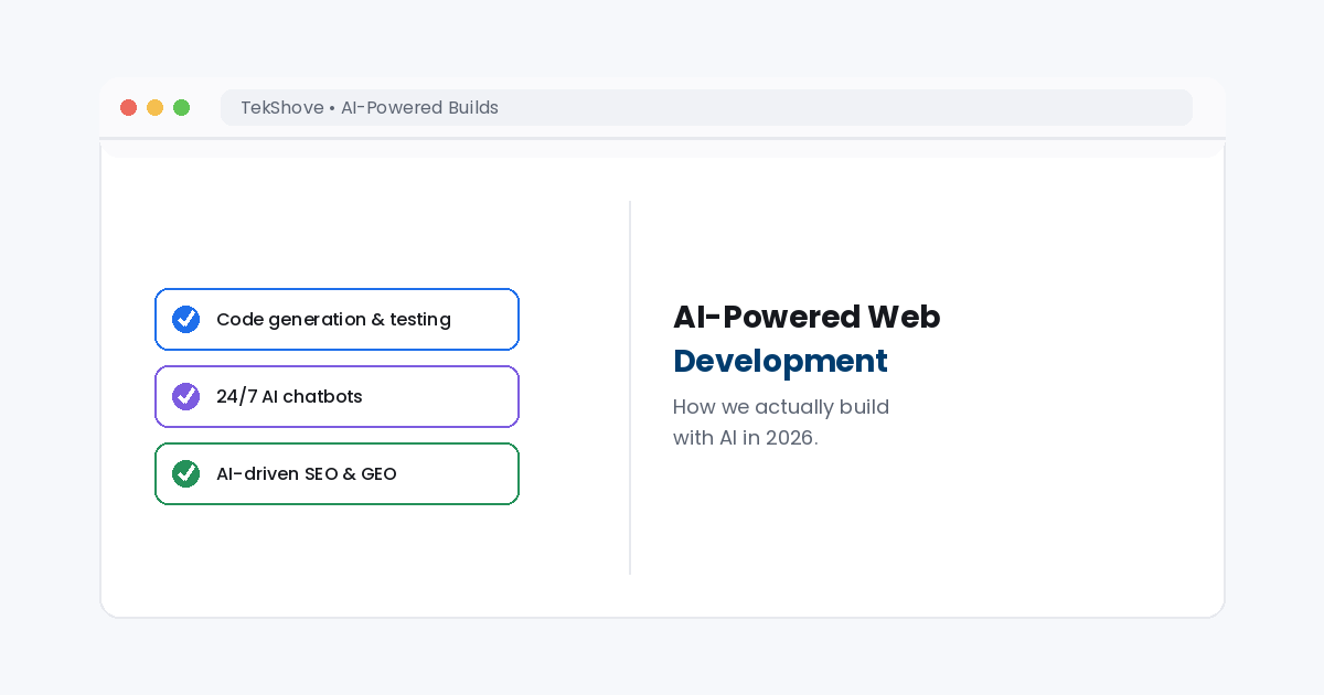 ai powered web development guide 2026
